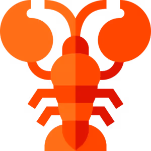 Langosta animada